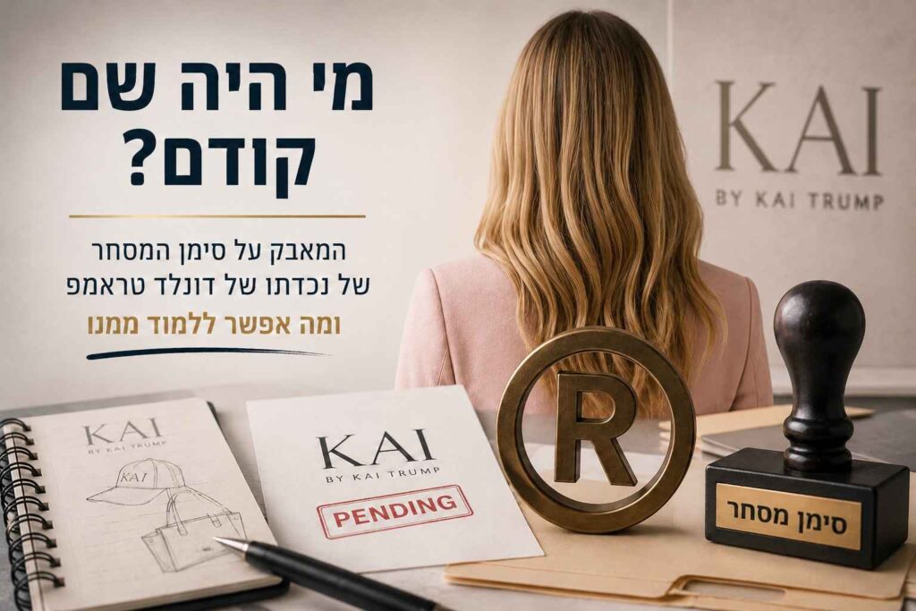 מה אפשר ללמוד מהמקרה של קאי טראמפ בנושא סימני מסחר?
